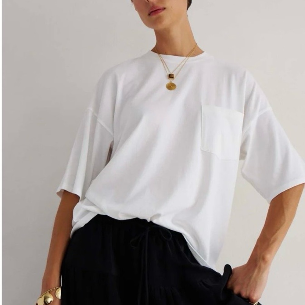 Jamie Haller The Boxy Tee White S